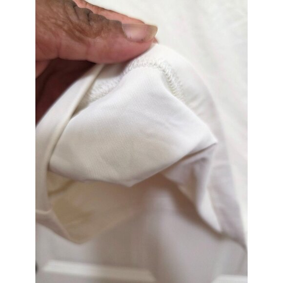 Tahari Women's Modern Essentials Sleeveless Ivory Tank Top Size XL Polyester Ble - Picture 4 of 8